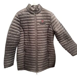 Capella University Eddie Bauer Gray Puffer Jacket